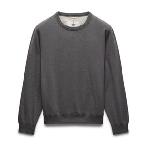 REIGNING CHAMP Midweight Terry Crewneck Sweatshirt Charcoal Men Large RC3997